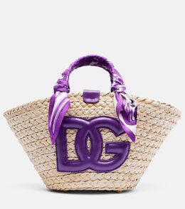 DG Majolica плетеная сумка-корзинка Dolce & Gabbana, Maiolica 3 Viola p01064549 | maiolica 3 viola