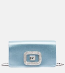 Клатч с кристаллами Roger Vivier, Acquamarina Scuro p01059321 | acquamarina scuro