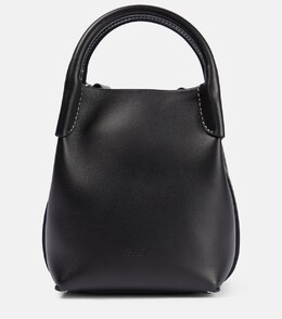 Сумка-ведро Bale Small из кожи Loro Piana, черный p00811520 | black