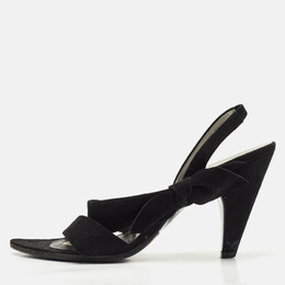 Miu Miu: Чёрные сандалии 