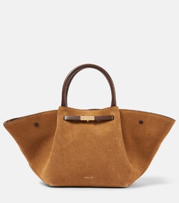 Нью-Йоркская миди-сумка тоут из замши DeMellier, Caramel Suede p01003729 | caramel suede