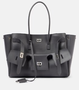 Сумка Bel Air Medium из кожи Balenciaga, серый p01040160 | grey