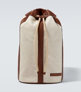 Рюкзак из ткани с кожаными вставками Brunello Cucinelli, CF533 p01046370 | cf533