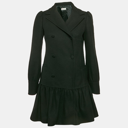 RED Valentino: Чёрное пальто 