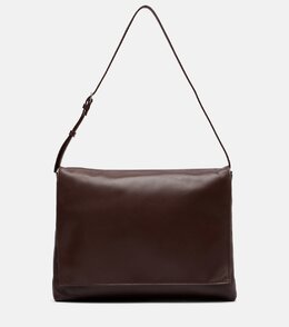 Нано кожаная сумка через плечо The Row, Brown Melange Ans p01048838 | brown melange ans