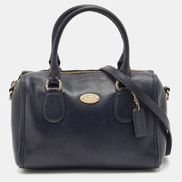 Coach Navy Blue Leather Mini Bennett Satchel 1153384