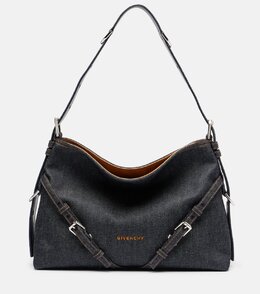 Voyou Medium джинсовая сумка через плечо Givenchy, Indigo Blue p01055946 | indigo blue