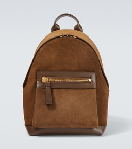 Рюкзак из замши с кожаными деталями Buckley Tom Ford, Walnut p01042726 | walnut