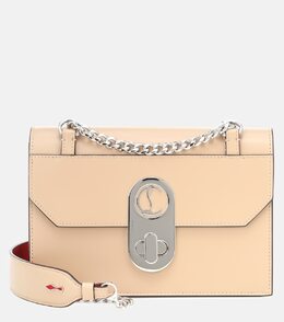 Элиза Маленькая кожаная сумка через плечо Christian Louboutin, Nude 1 p00473089 | nude 1
