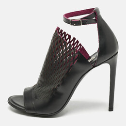 Balenciaga: Чёрные сандалии 