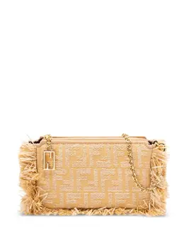 Fendi Baguette fringe-detail clutch bag 29825471