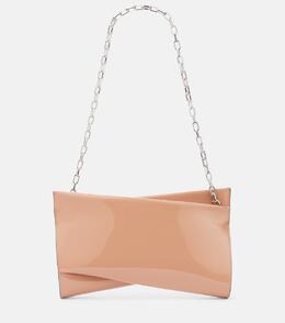 Клатч Loubitwist Small из лаковой кожи Christian Louboutin, Blush p01039039 | blush