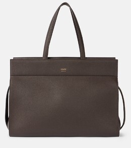 Кожаная сумка-тоут Crosby Khaite, Espresso p01052953 | espresso