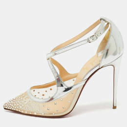 Christian Louboutin: Серебристые туфли 