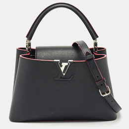 Louis Vuitton Marine Blue Taurillon Leather Capucines MM Bag 1165198