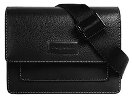 Сумка через плечо Bugatti "ELSA", натуральная кожа, черный 8653402499-0 | schwarz