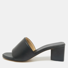 Bottega Veneta: Чёрные сандалии  Block
