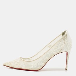 Christian Louboutin: Белые туфли 