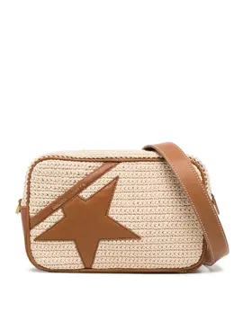 Сумка через плечо с нашивкой Star Golden Goose, коричневый 20010466 | коричневый