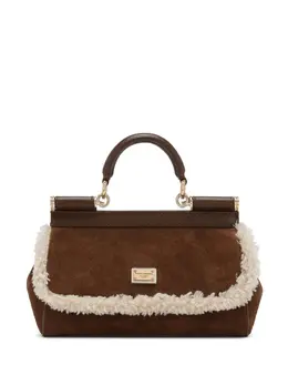 Сумка-тоут Sicily Dolce & Gabbana, коричневый 20044036 | коричневый