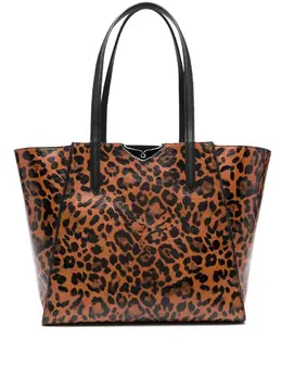 Сумка-тоут Le Borderline с леопардовым принтом Zadig & Voltaire, коричневый 21027298 | коричневый
