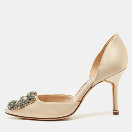 Manolo Blahnik: Бежевые туфли 