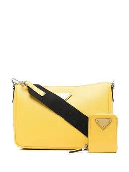 Сумка через плечо из сафьяновой кожи Prada, желтый 18866334 | желтый
