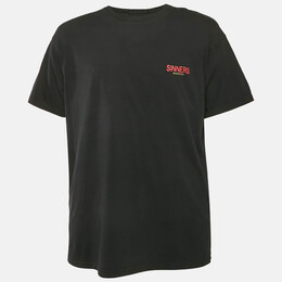 Balenciaga: Чёрная футболка 