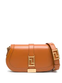 Мини-сумка на плечо Greca Goddess Versace, коричневый 20623283 | коричневый