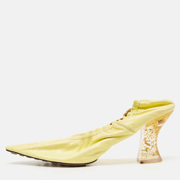 Bottega Veneta: Зелёные туфли  Block