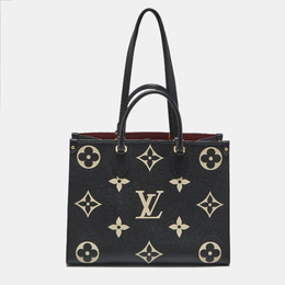Louis Vuitton Bicolour Monogram Empreinte Leather OnTheGo MM Bag 1183716