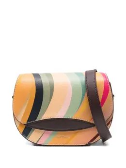 Paul Smith Dusky swirl-pattern leather cross body bag 30896348