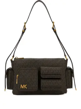 Сумка через плечо с монограммой Dakota среднего размера Michael Kors, коричневый 31076278 | коричневый