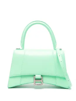 Маленькая сумка Hourglass с верхней ручкой Balenciaga, зеленый 22144968 | зеленый