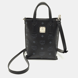 MCM: Чёрная сумка через плечо  Visetos