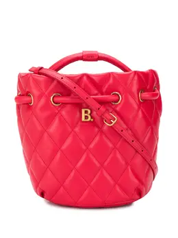 Маленькая стеганая сумка-ведро Balenciaga, красный 15028391 | красный