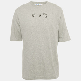 Off-White: Хлопковая футболка 