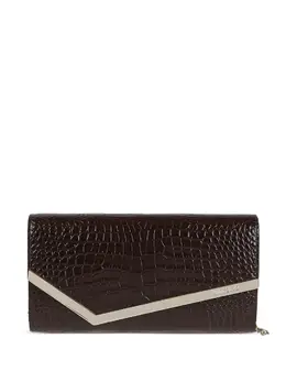 Jimmy Choo crocodile-effect clasp bag 31019510
