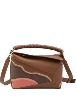 Маленькая сумка-тоут Puzzle Edge Loewe, коричневый 30991337 | коричневый