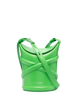 Сумка-ведро The Curve Alexander McQueen, зеленый 18941239 | зеленый