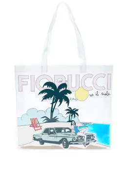 Сумка-тоут с логотипом Fiorucci, белый 29758984 | белый