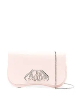 Сумка через плечо с логотипом Alexander McQueen, розовый 22256413 | розовый