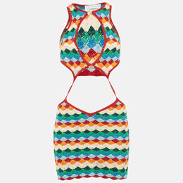 Casablanca: Многоцветное платье 