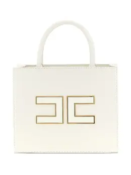 Сумка-тоут с логотипом Elisabetta Franchi, нейтральный 31287177 | нейтральные цвета