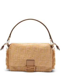 Fendi Zucca Mamma fringed canvas shoulder bag 29825470