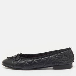 Chanel: Чёрные балетки 