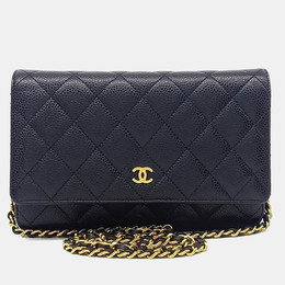 Chanel: Чёрная сумка через плечо 