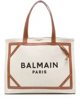 Balmain B-Army logo-print tote bag 22300050