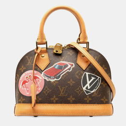 Louis Vuitton Brown Monogram World Tour Alma BB Satchel Bag 997528