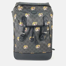 Gucci Black Interlocking G Tiger Backpack 1054012